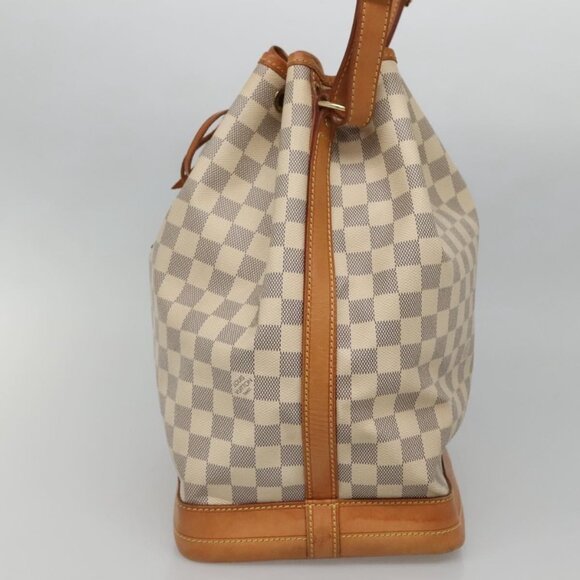 LOUIS VUITTON Damier Azur Noe Shoulder Bag LV Auth - Picture 5 of 16